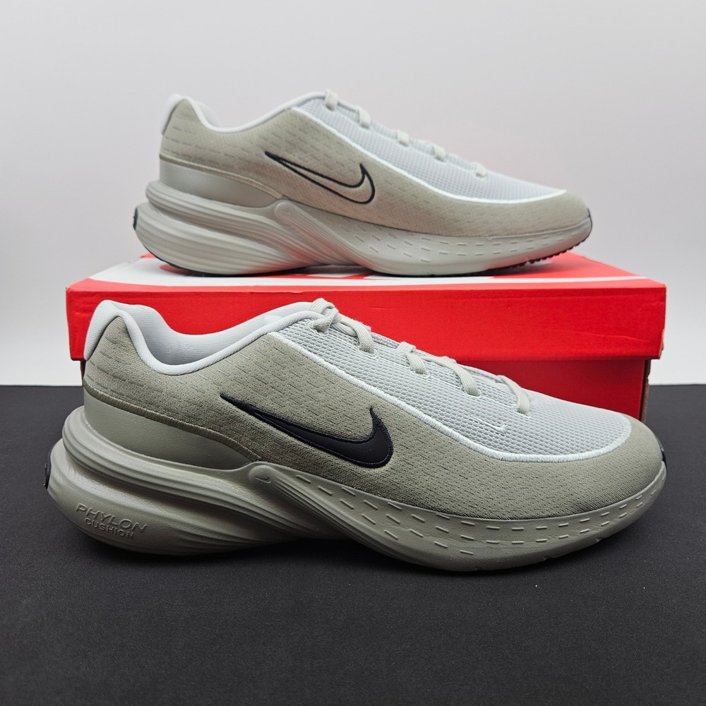 Nike Uplift SC Mens Size 12 Light Silver Black Light Army IB2765-007 Sneakers